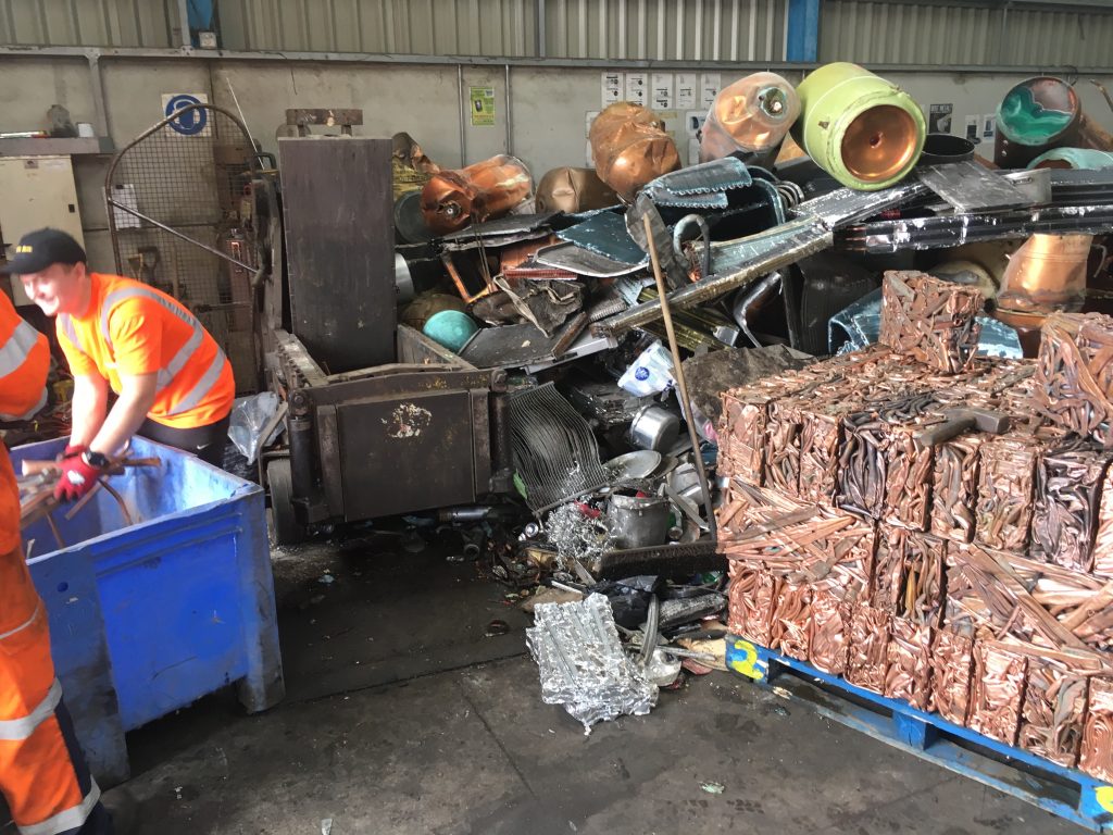 Non-ferroous scrap metal site: cotc cover